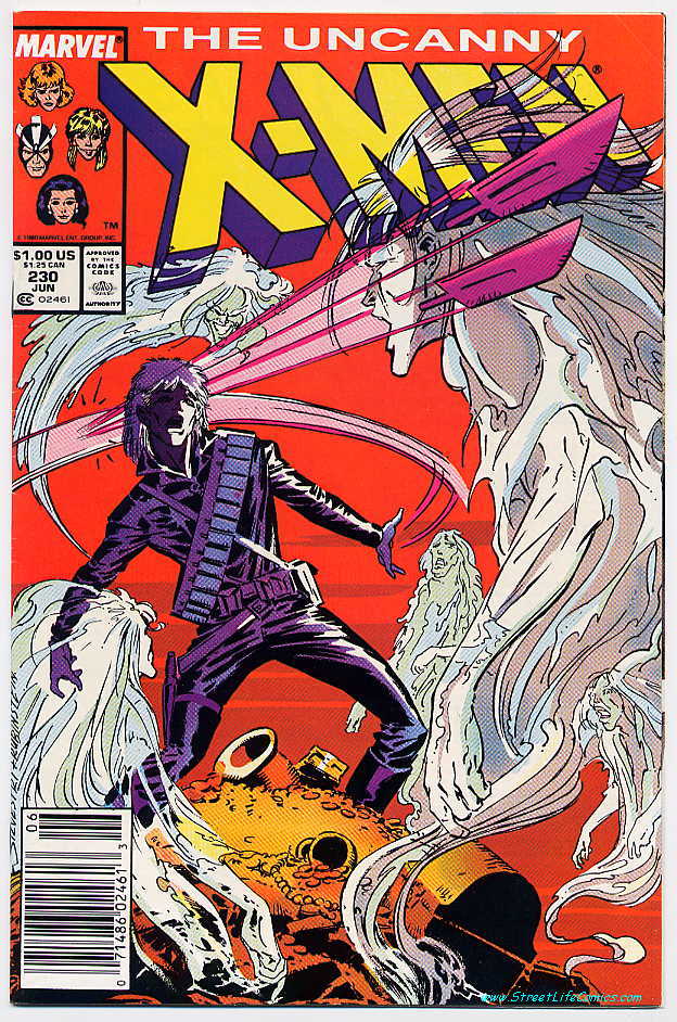 Image of Uncanny X-Men 230 provided by StreetLifeComics.com