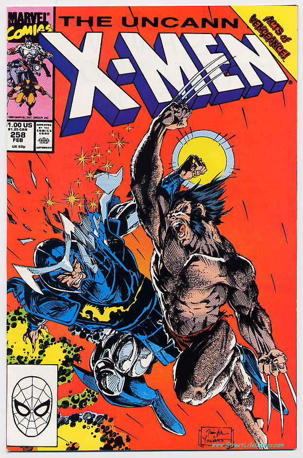 Image of Uncanny X-Men 258 provided by StreetLifeComics.com