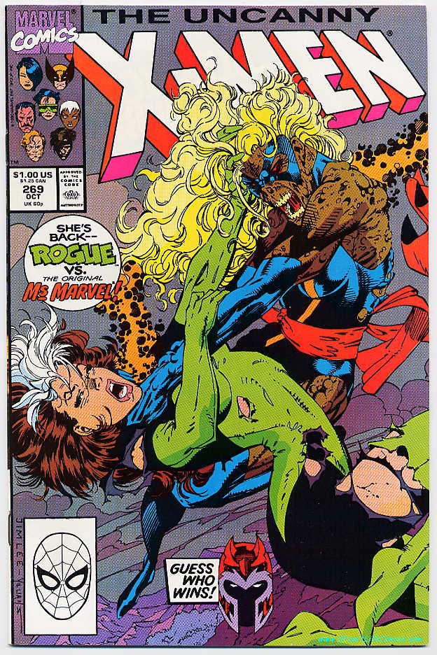 Image of Uncanny X-Men 269 provided by StreetLifeComics.com