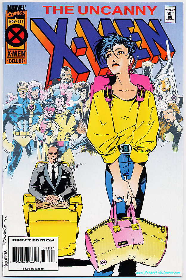 Image of Uncanny X-Men 318 provided by StreetLifeComics.com