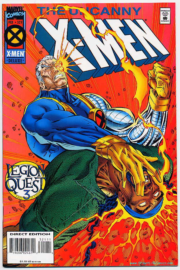 Image of Uncanny X-Men 321 provided by StreetLifeComics.com