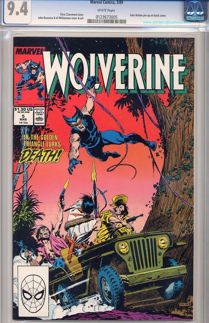 Image of Wolverine 5 provided by StreetLifeComics.com