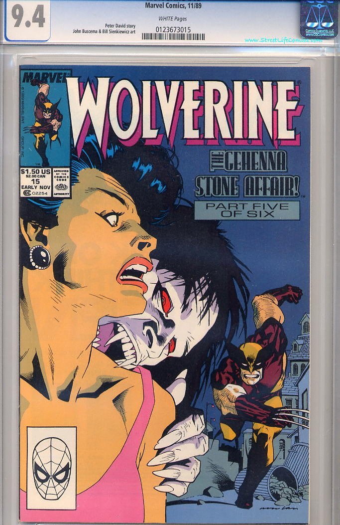 Image of Wolverine 15 provided by StreetLifeComics.com
