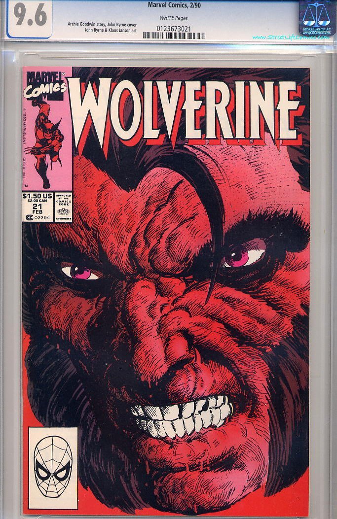 Image of Wolverine 21 provided by StreetLifeComics.com