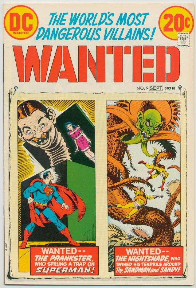 Image of Wanted! 9 provided by StreetLifeComics.com