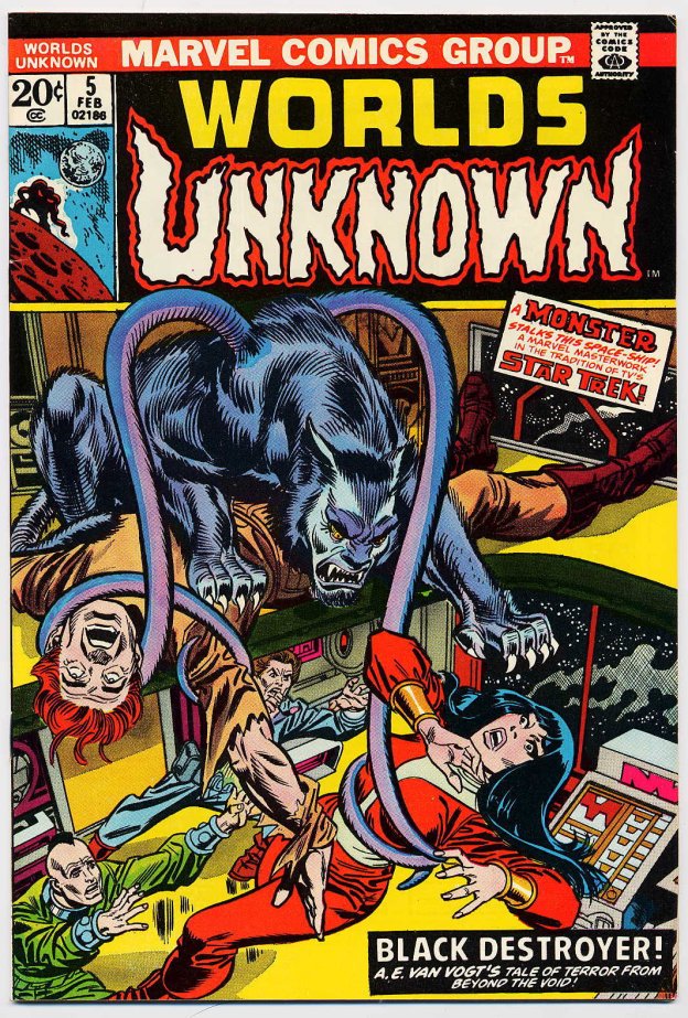 Image of Worlds Unknown 5 provided by StreetLifeComics.com